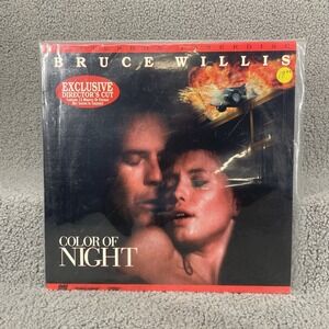 Color of Night-Director's Cut Laserdisc 1995-Bruce Willis/Jane March